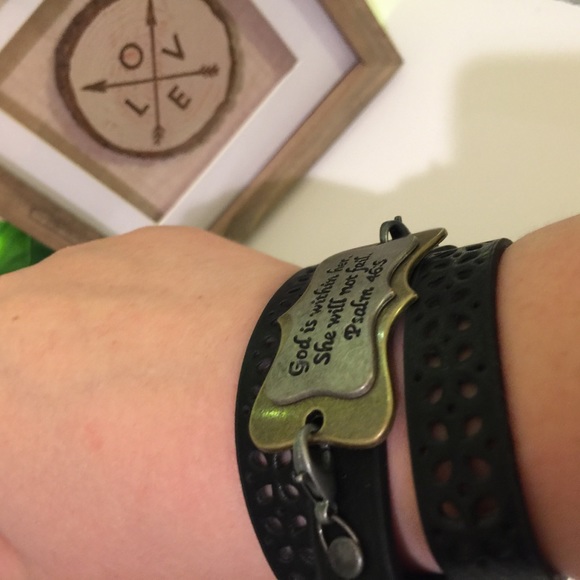 👩🏼‍🎨Handmade inspiration wrap leather bracelet - Picture 7 of 8