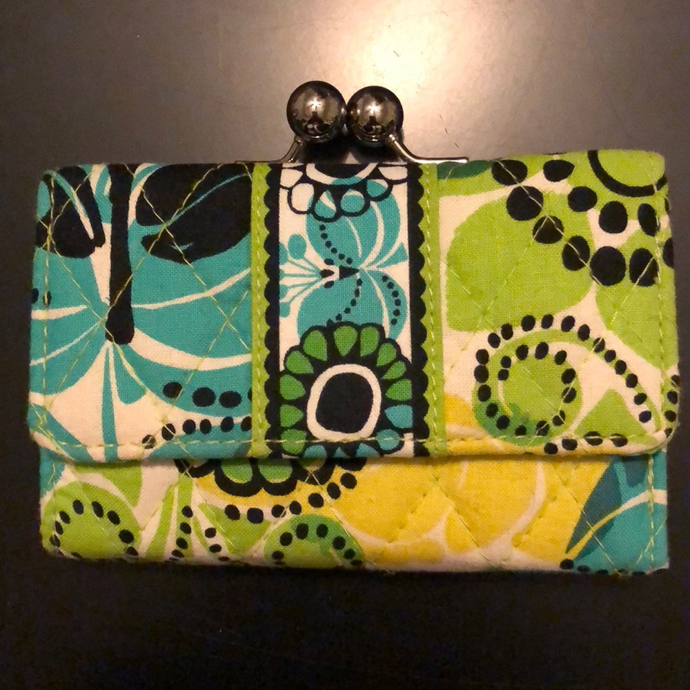 Vera Bradley Wallet in Limes Up