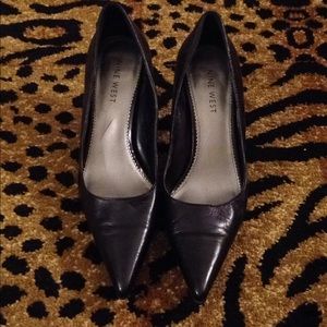 Nine West leather heels