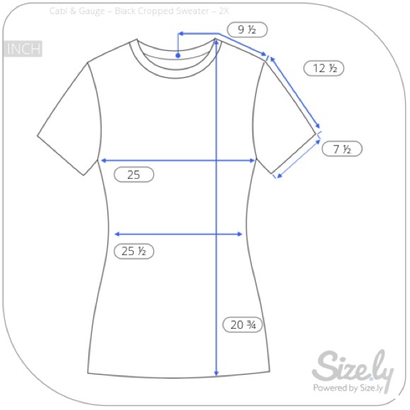 Cropped Cardigan 3/4 Sleeves-Cable & Gauge-NWT - Picture 7 of 7