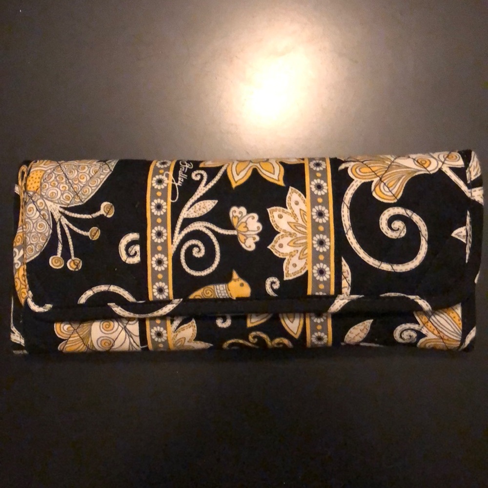 Vera Bradley Strap Wallet in Yellow Bird