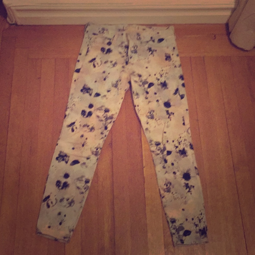 Pastel printed pants