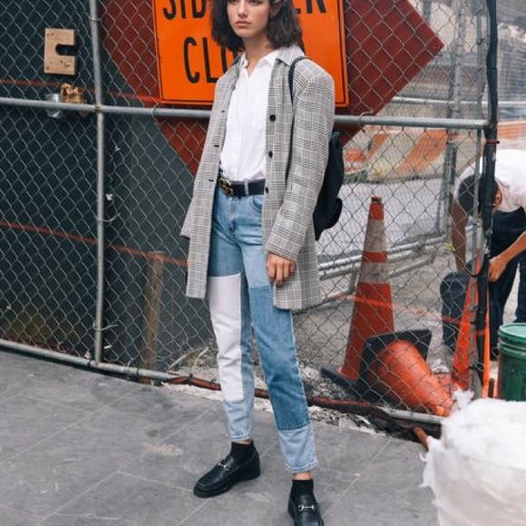 LAST ONE  gray plaid jacket - Picture 3 of 7