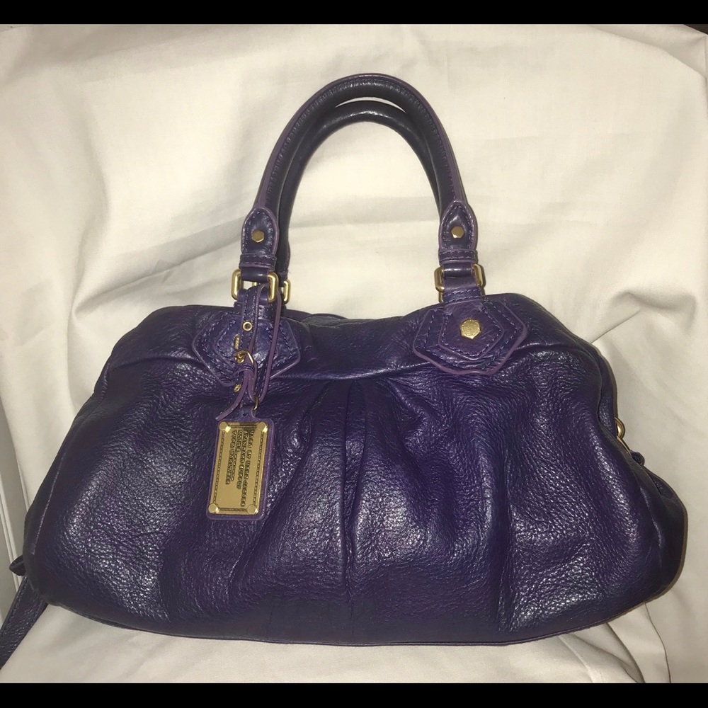 Marc Jacobs Classic Q Groovee Satchel Purple