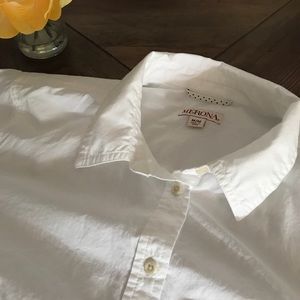 🎀White Button Up Dress Shirt🎀