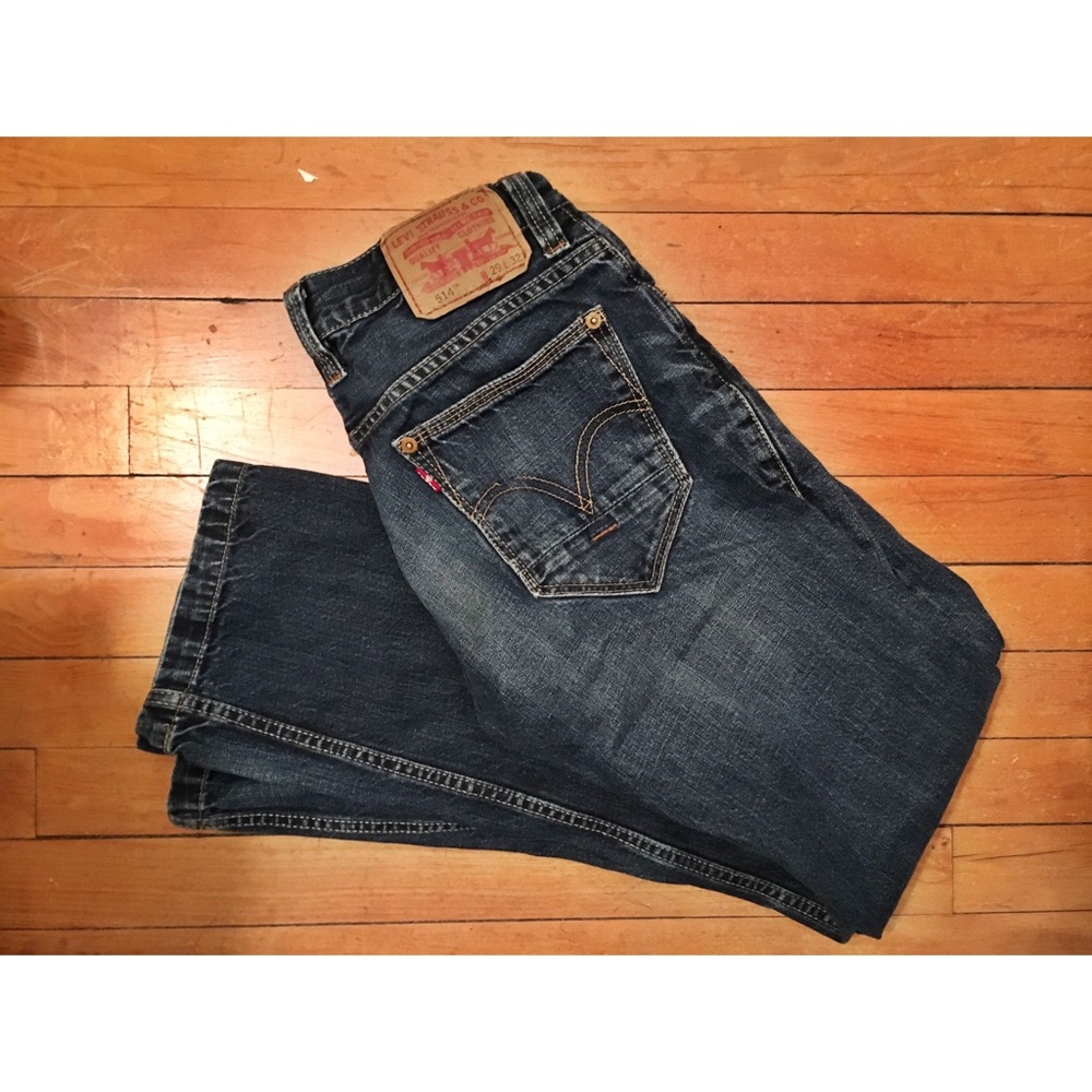 Levi’s 514 Straight Fit Blue Jeans 29x32