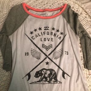 Billabong 3/4 Sleeve Shirt