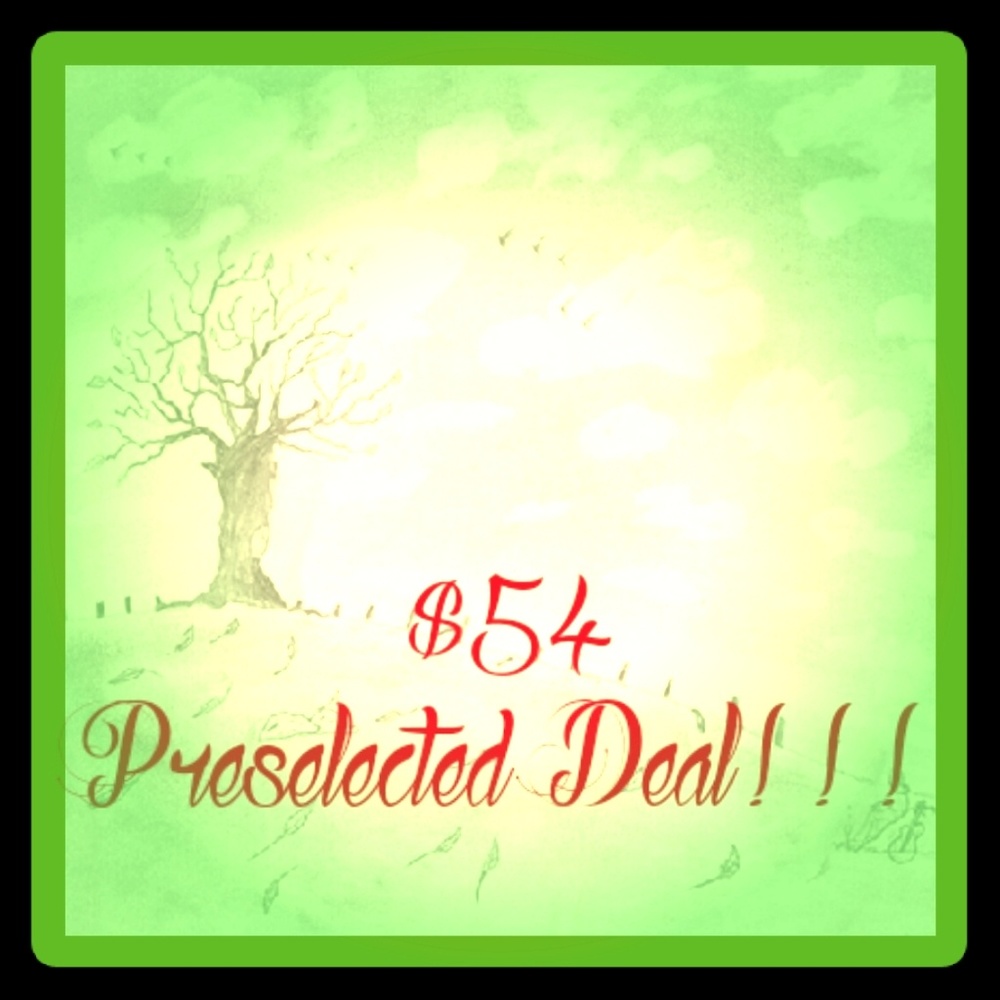 $54 pre selected deal
