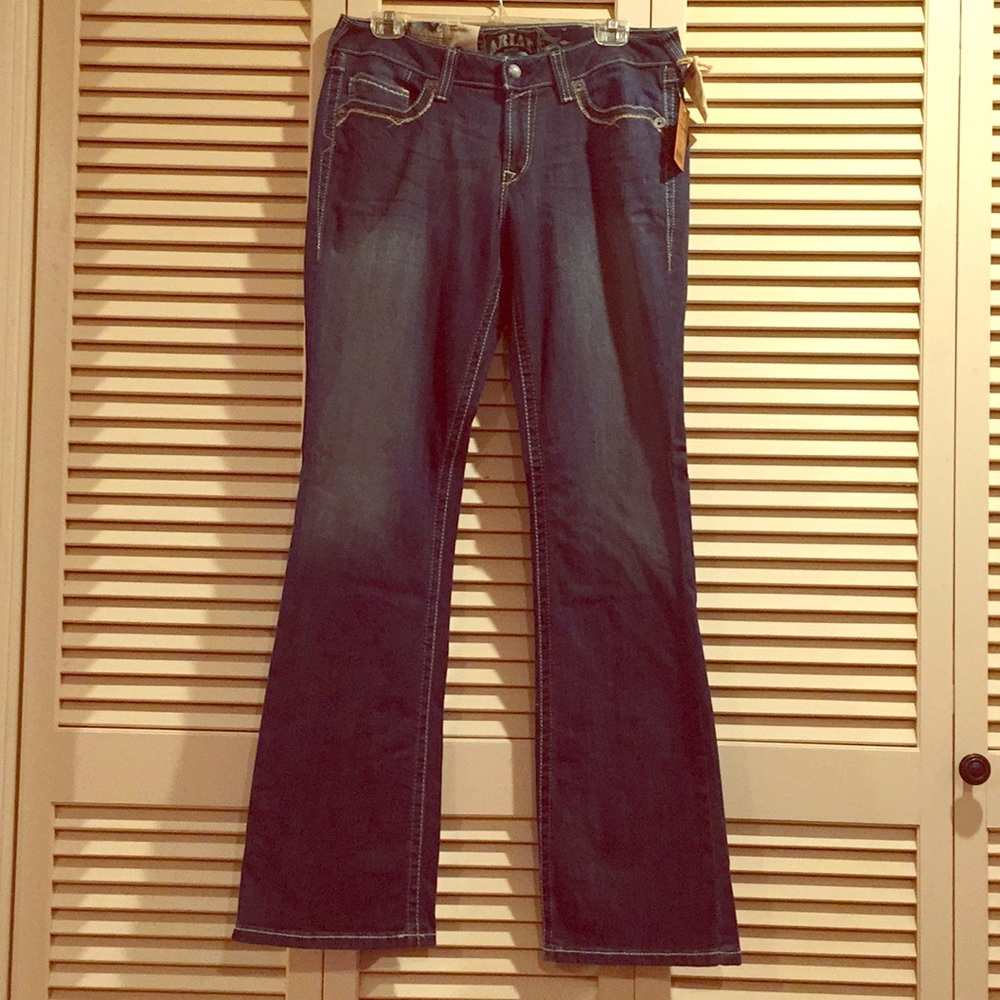 NWT Ariat Turquoise Jeans - 32L