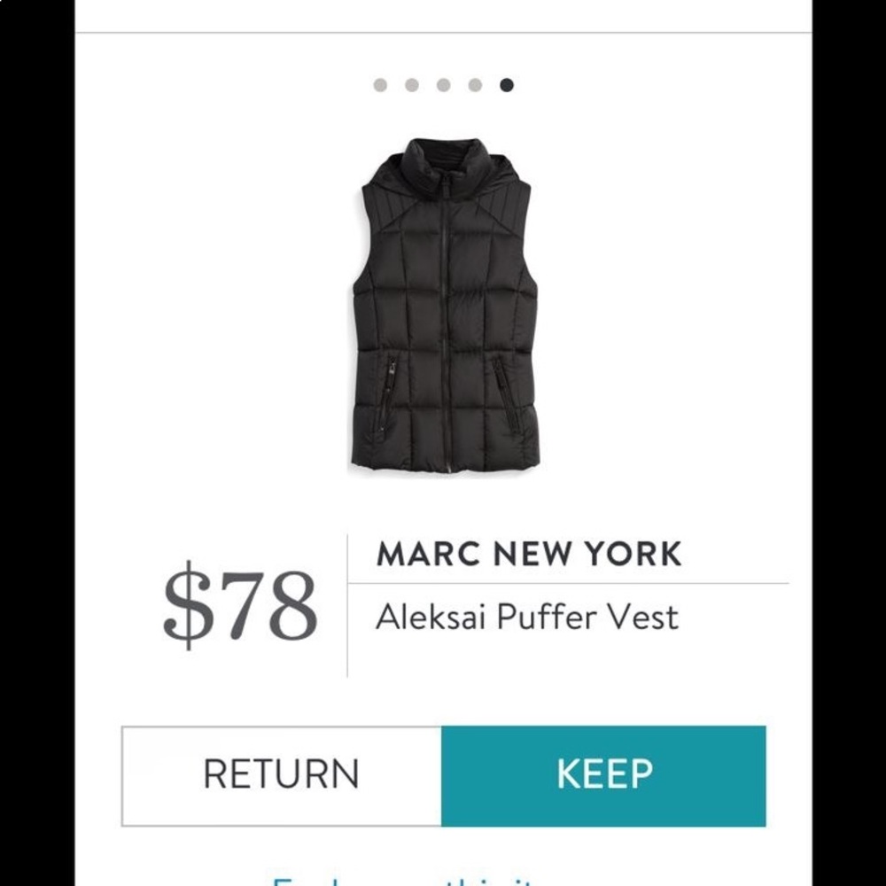 Marc New York vest with hide-able hood