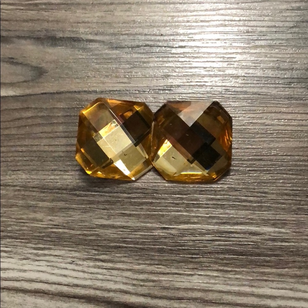 Rose Gold Crystal Earrings