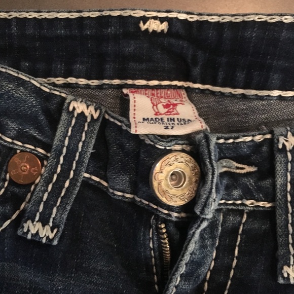 True Religion original flare jeans, size 27 - Picture 2 of 3