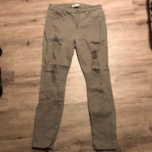 High-Waisted Skinny Jeans