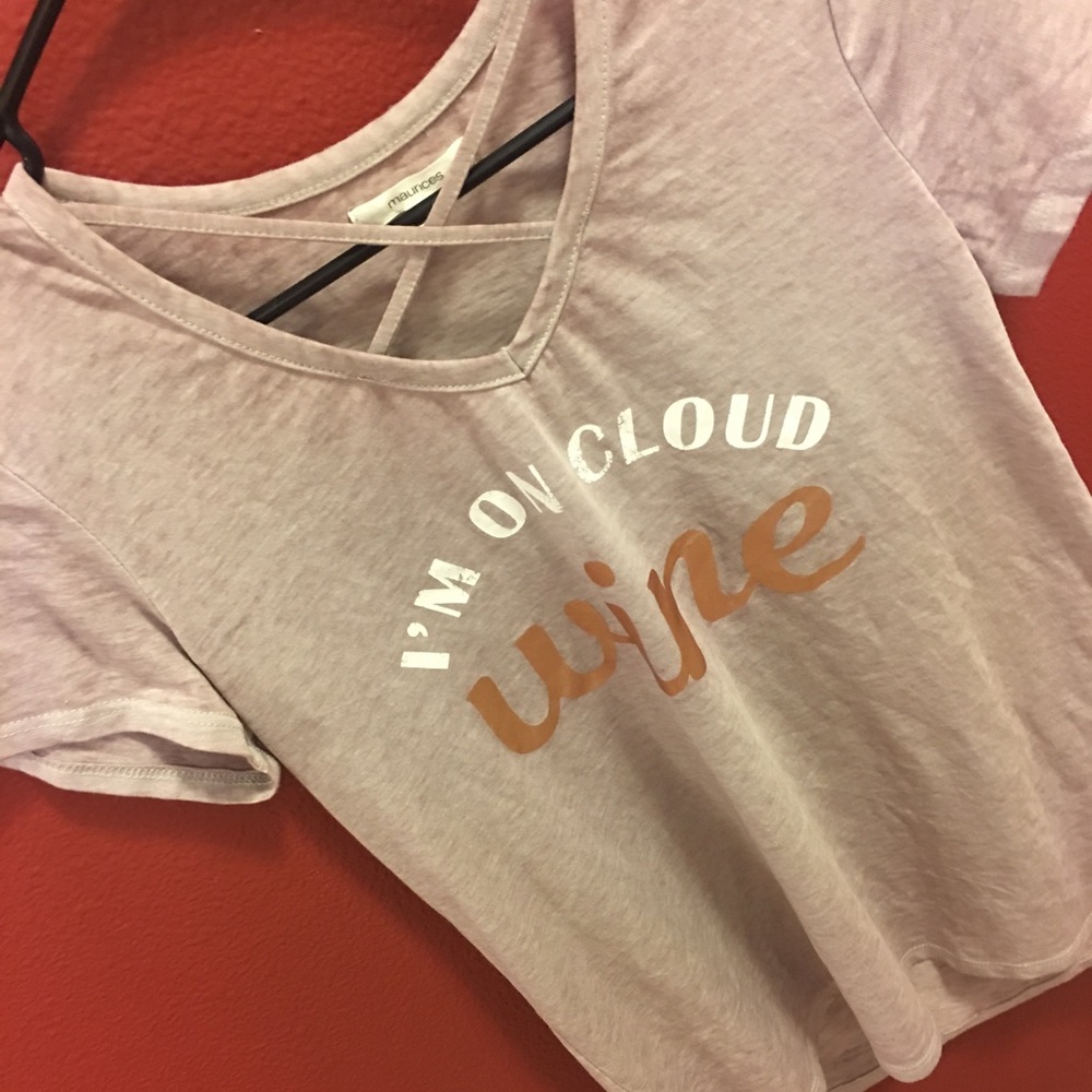 Cloud wine Maurice’s graphic tee🌻