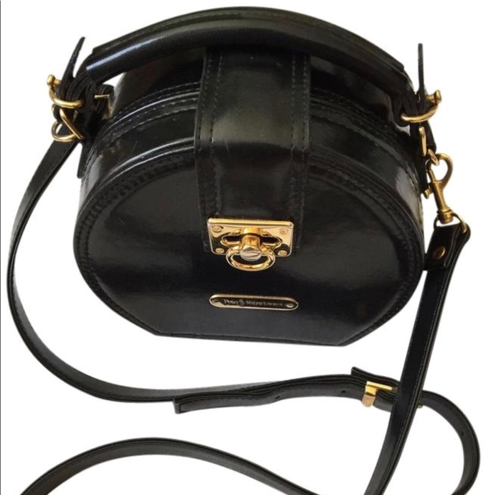 Polo Ralph Lauren Vintage Round Black Cross Body