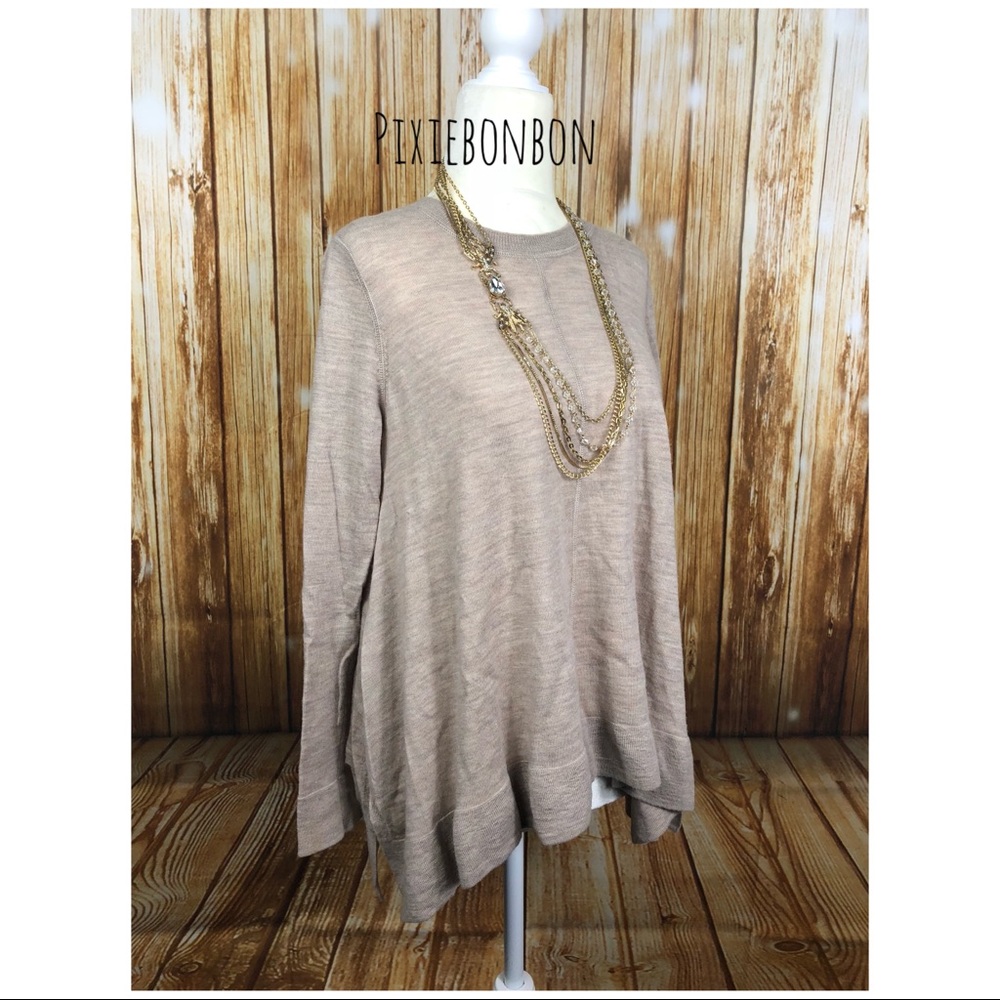 100% Extrafine Merino Wool Tahari Flyaway Sweater