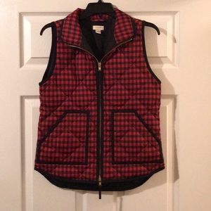 J. Crew Buffalo Plaid Vest