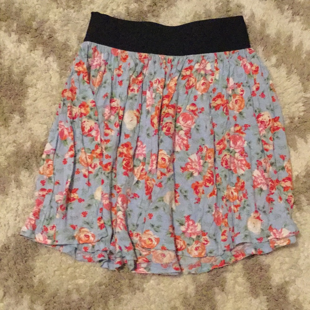 Forever 21 Flower Skirt