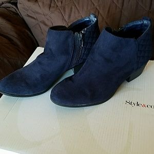 Style&Co Dark BlueBooties