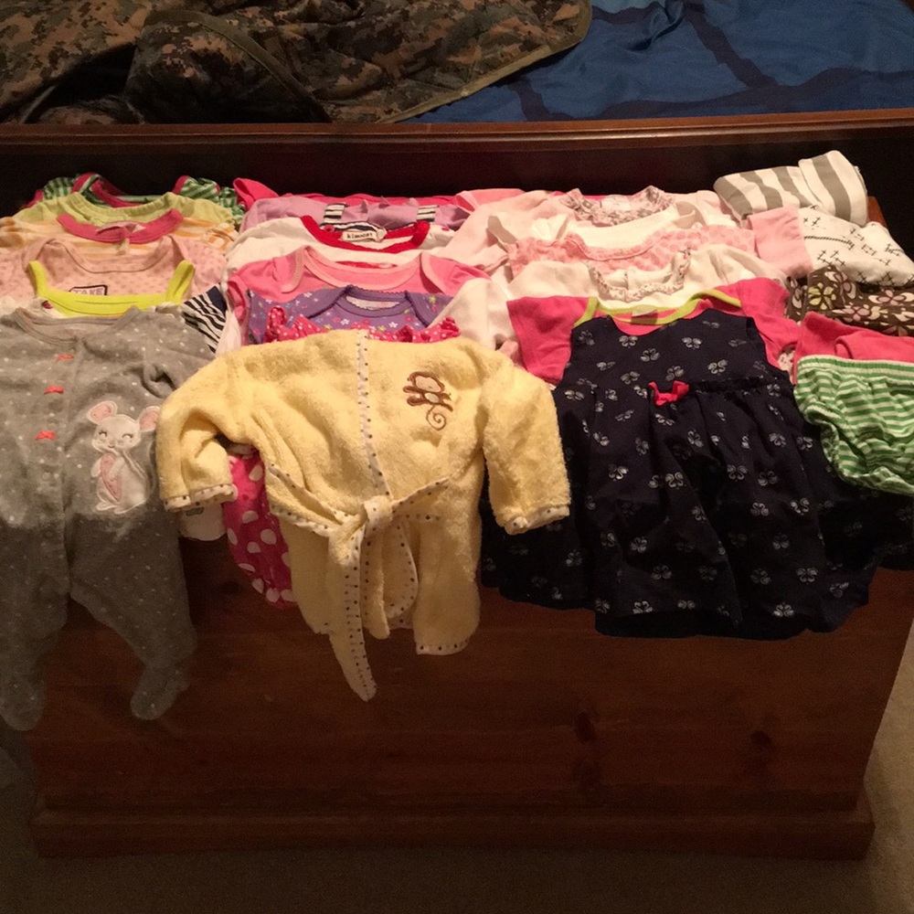 26 Piece Baby Girl Clothes Bundle