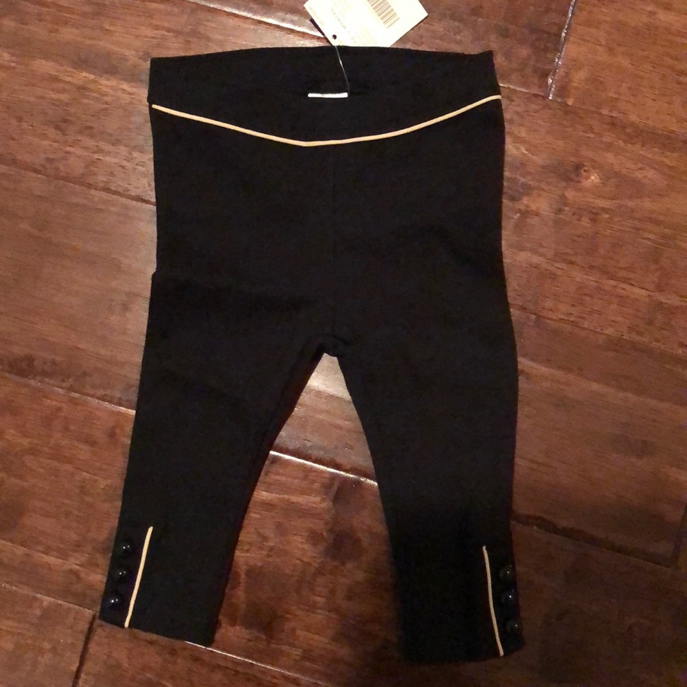 Janie and Jack Black Leggings NWT!!