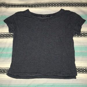 Brandy stripped crop top