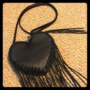 Rebecca Minkoff Heart Fringe Bucket Bag