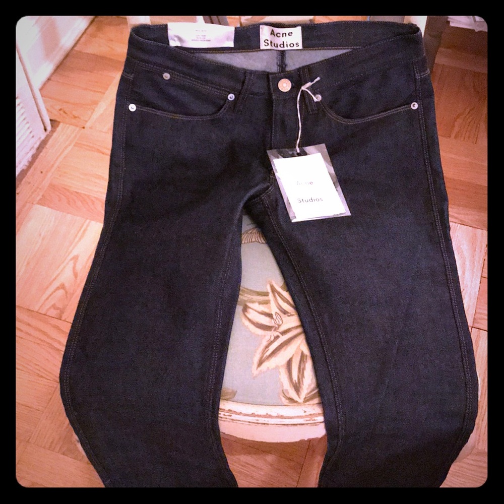 Brand New Acne Studios Raw Jeans