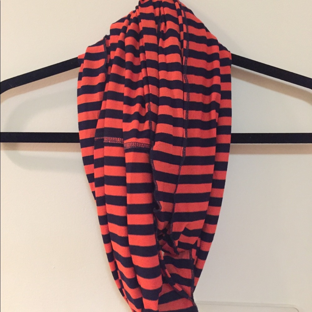 Eco-friendly Striped Infinity Scarf