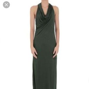 Helmut Lang jersey knit maxi dress