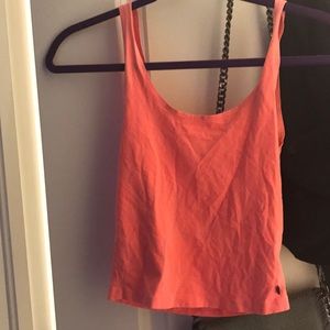 Neon pink tank top