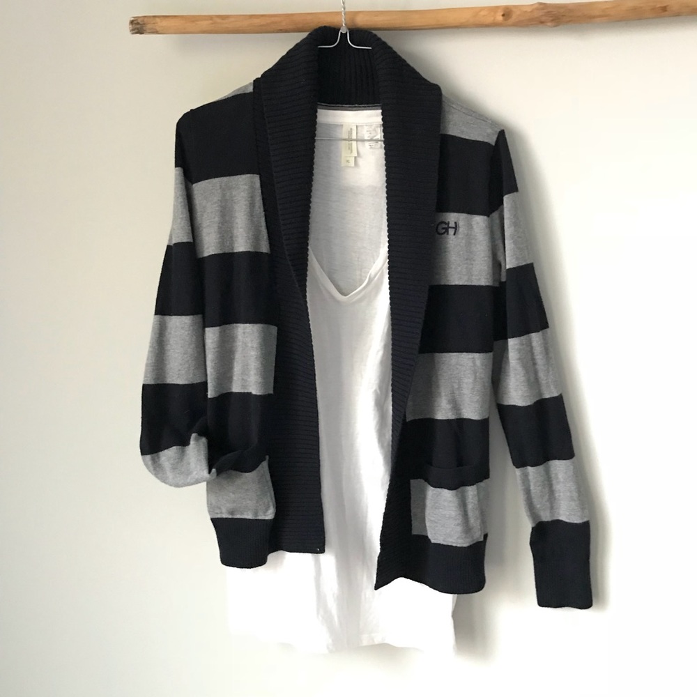[Hollister] Striped Cardigan Sweater