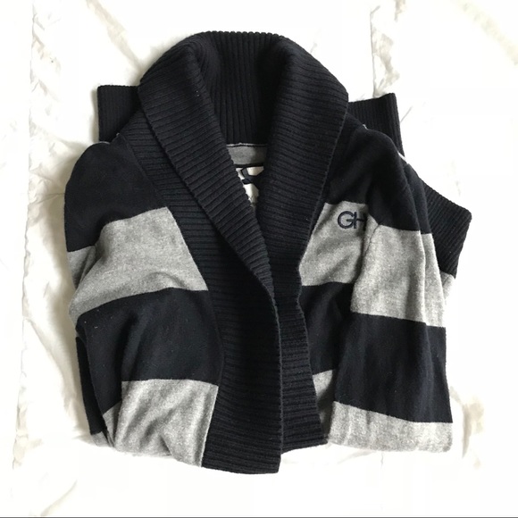 [Hollister] Striped Cardigan Sweater - Picture 3 of 4
