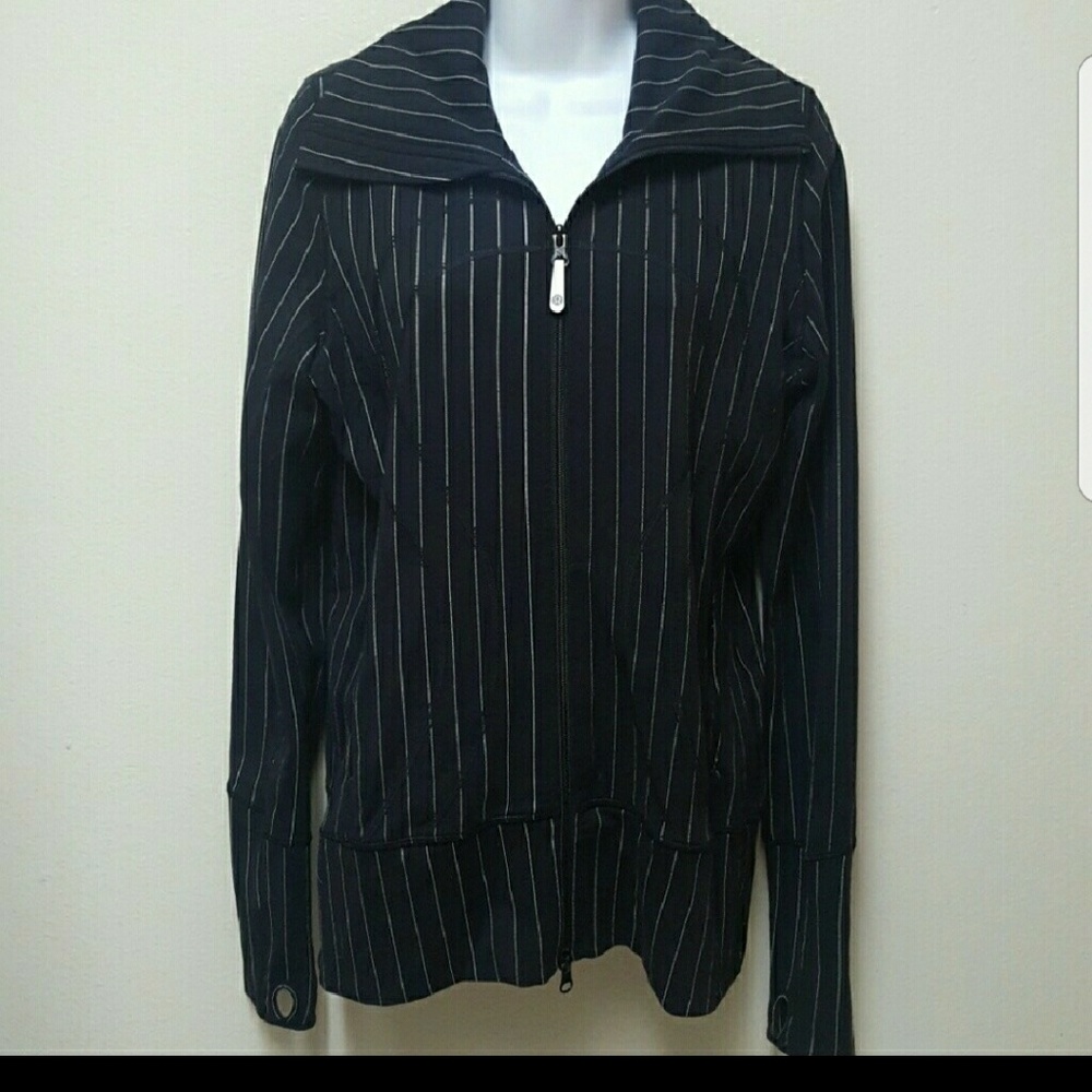 Lululemon striped zip jacket