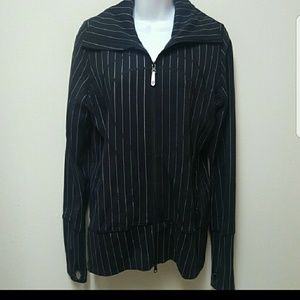Lululemon striped zip jacket