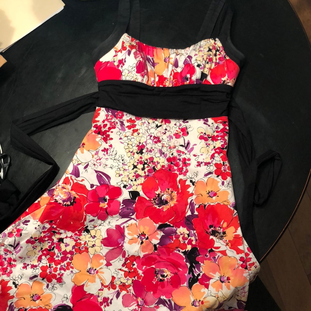 Floral print dress