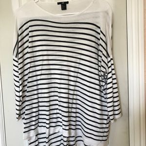 Black and white stripped shirt