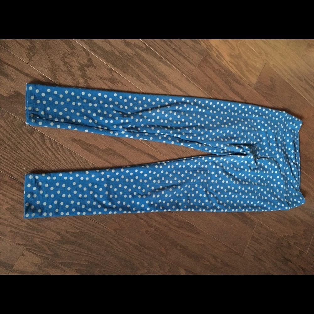 Lularoe Leggings Polka Dot Leggings. OS EUC