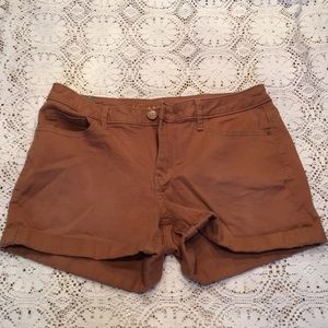 LC Lauren Conrad Brown Jean Shorts