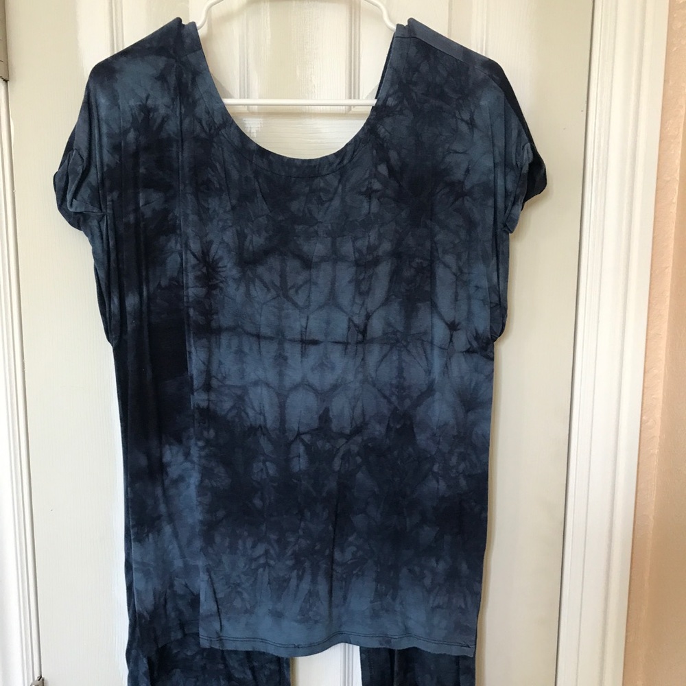 Zara open back short sleeve