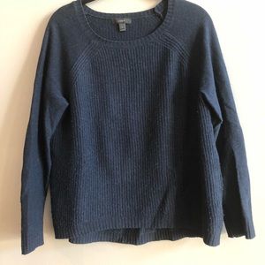 J. Crew 100% Ribbed Wool Sweater w Elbow Patches
