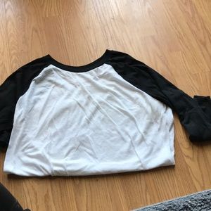 Vs pink baseball tee