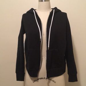 Black Forever 21 Zip up Hoodie