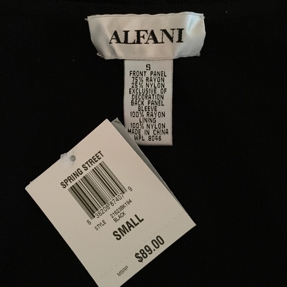 Alfani Classic Cardigan Set Size Small - Picture 8 of 8