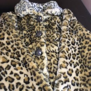 FUN leopard print youth coat