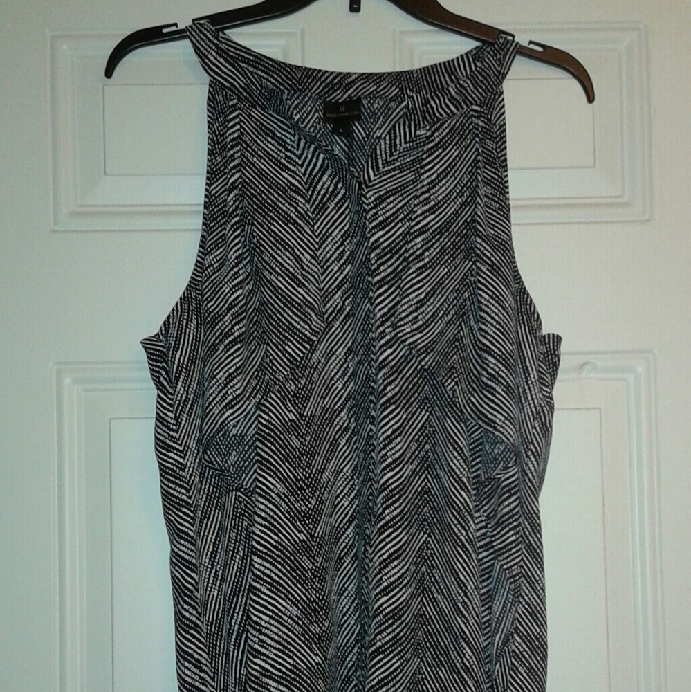Worthington Black and White Print Top