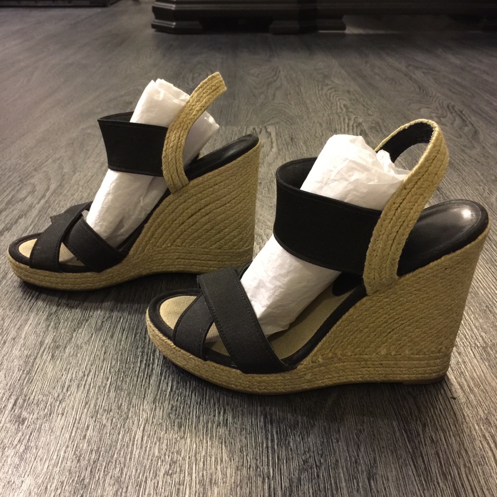 NINE WEST JAXSON ESPADRILLE WEDGES size 7.5