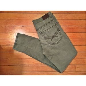 Carbon Men’s Skinny Olive Green Jeans 29x30