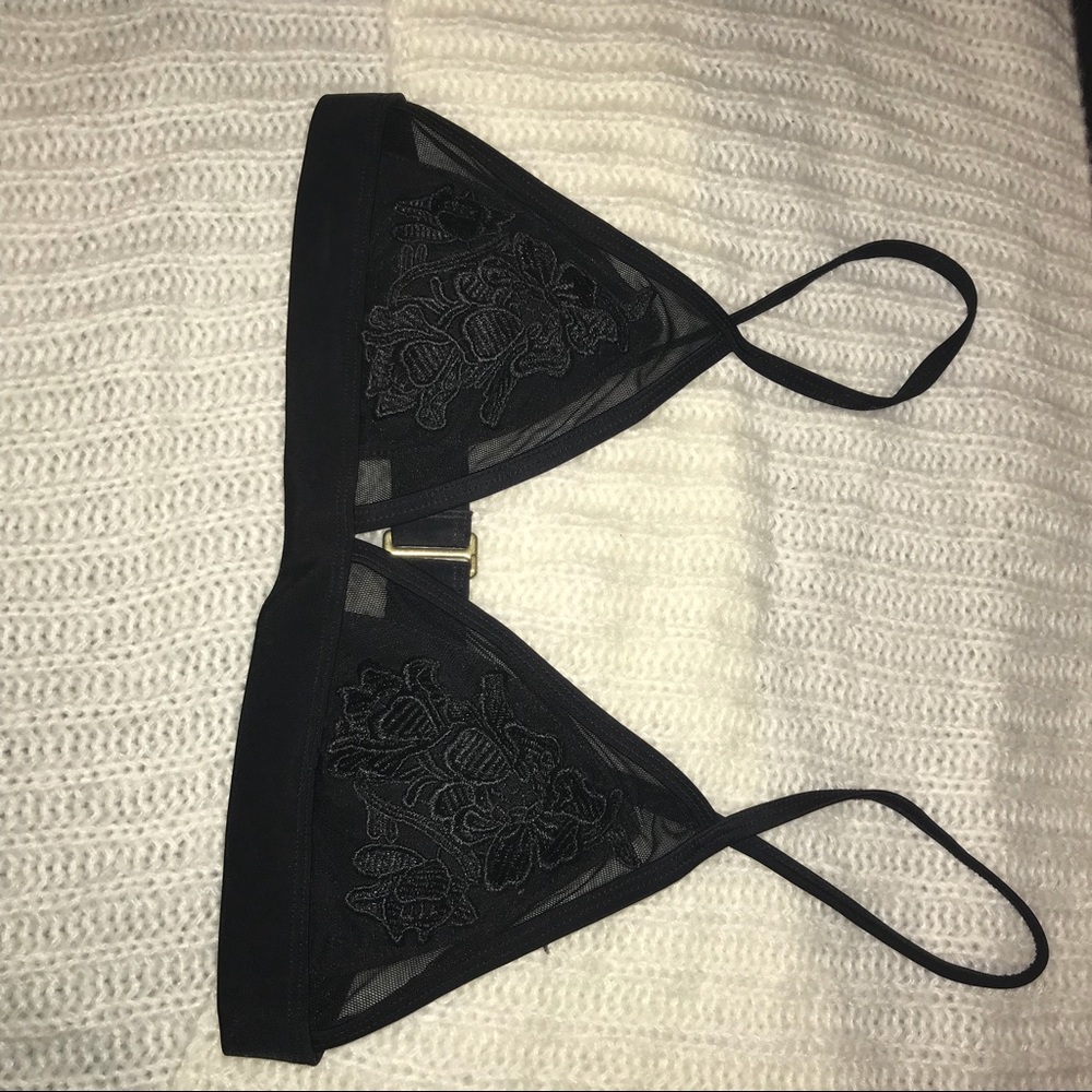 Very cute black lace bathing suit