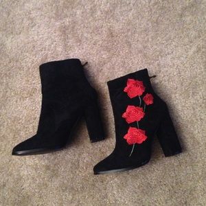 Embroidered Booties